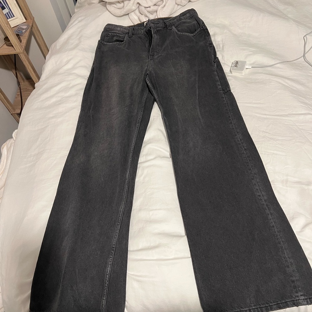 We The Free Charcoal Flare Jeans